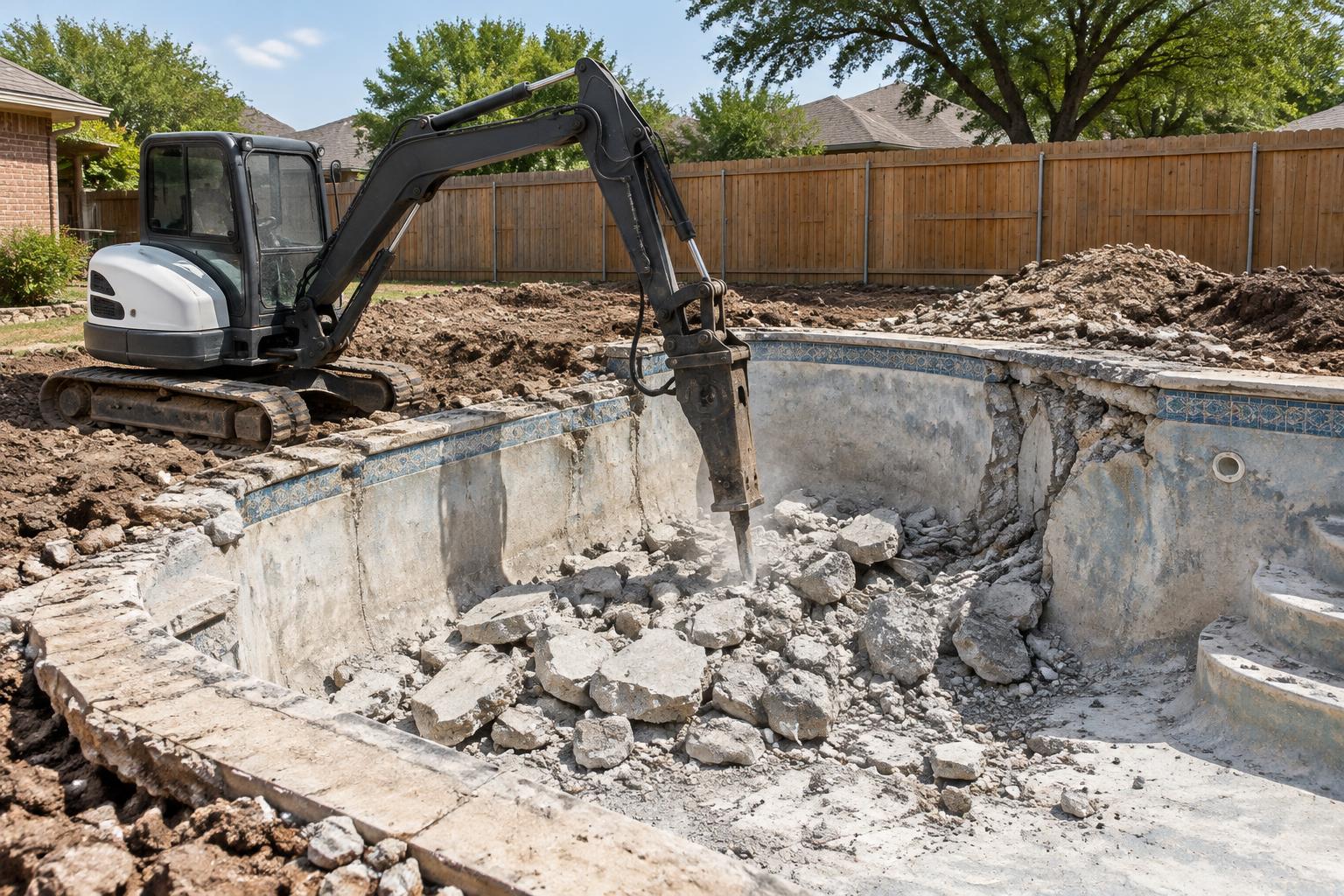 Pool Demolition | Fonseca Pools LLC